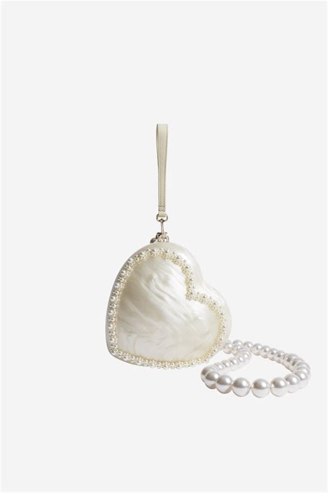 simone rocha pearl heart bag